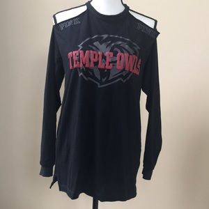 VS PINK Temple University Owls Cold Shoulder